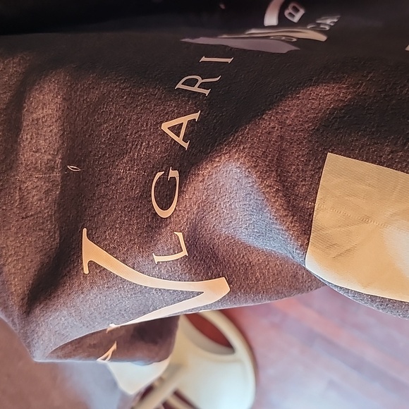 Bvlgari Gray Multi Geo Print Silk Scarf With Box - Picture 9 of 12